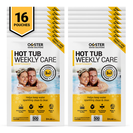 Hot Tub 3-in-1 Weekly Care (16 Single Use Packets)